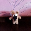 Вязаные мягкие игрушки "Пес брелок" - Сувенирная продукция