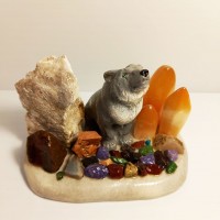 Уральские сувениры из камня "Волк" - Сувенирная продукция