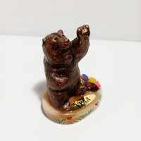 Уральские сувениры из камня "Медведь лапа вверх"  - Сувенирная продукция