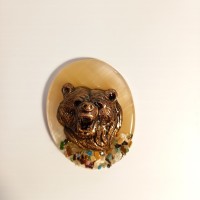 Сувениры из камня "Медведь"  - Сувенирная продукция