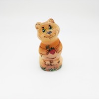 Фигурки из селенита "Медведь с малиной" - Сувенирная продукция