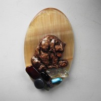 Сувениры из камня "Сидячий мишка" - Сувенирная продукция