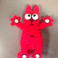 Вязаные мягкие игрушки "Кот Саймон" - Сувенирная продукция