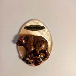 Сувениры из камня"Идущий мишка" - Сувенирная продукция