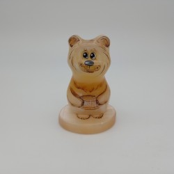 Фигурки из селенита "Медведь с медом"  - Сувенирная продукция
